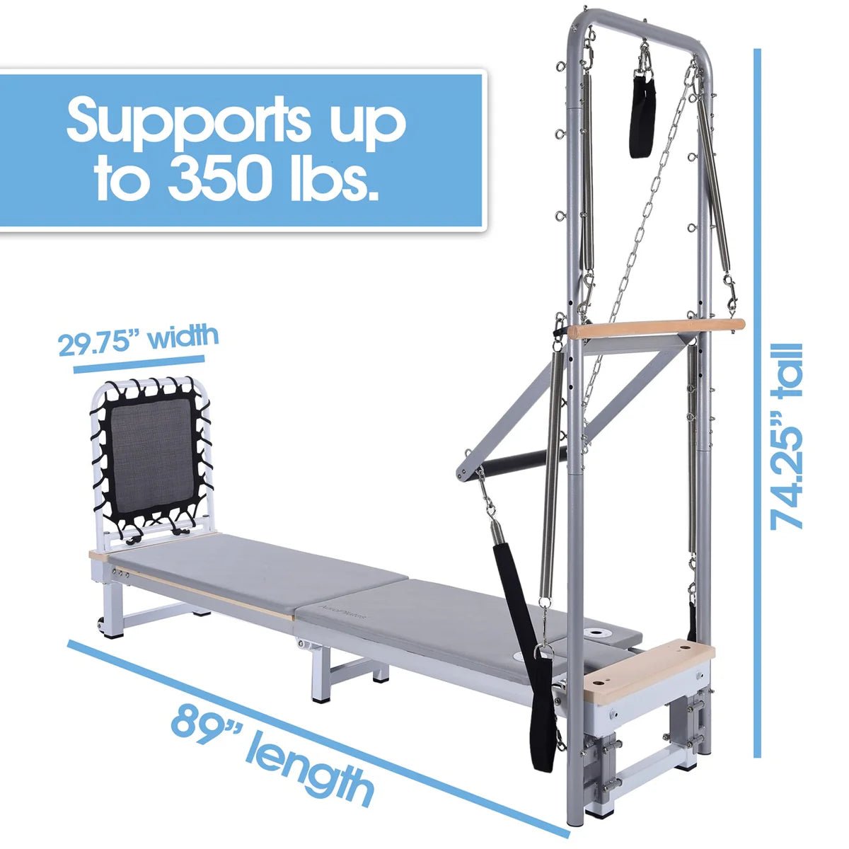 AeroPilates Precision Series Reformer 610 and Cadillac Accessory Package - Medical Department Store