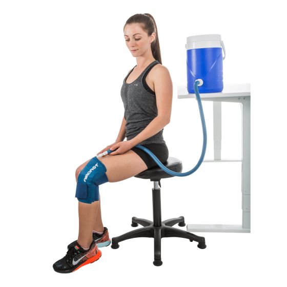 Aircast Knee Cryo/Cuff with Gravity Cooler – Integrated Cold & Compression Therapy