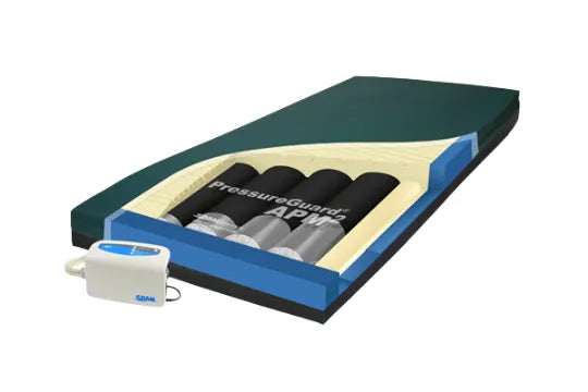 PressureGuard APM2 Safety Supreme Alternating Pressure Mattress System with Safety Perimeter