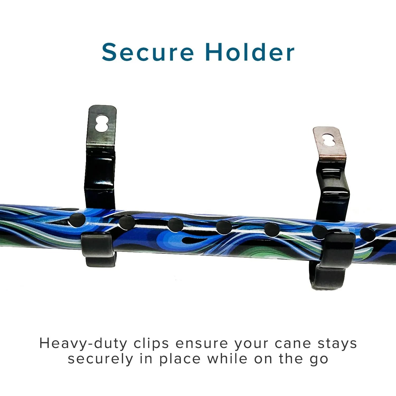 Pride Mobility Clip-Style Cane Holder Set – Compact Scooter Attachment