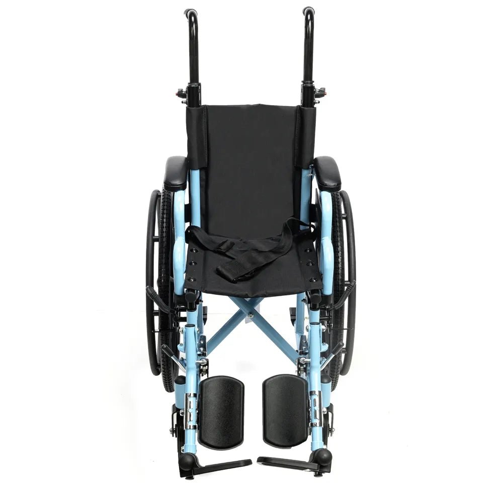 Blaze Pediatric Wheelchair – 12" or 14" Seat Folding Wheelchair for Kids - Medical Department Store