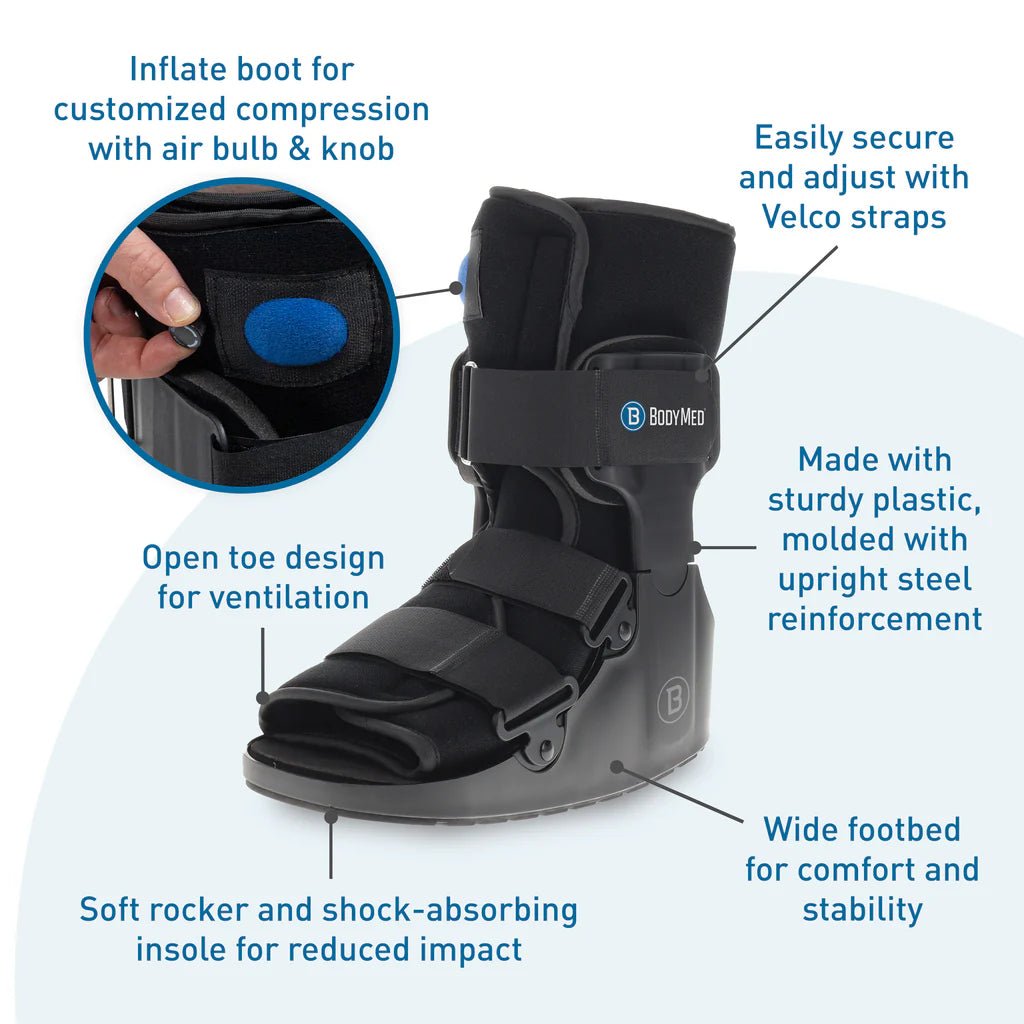 BodyMed® Air CAM Walking Boot, Short - Medical Department Store