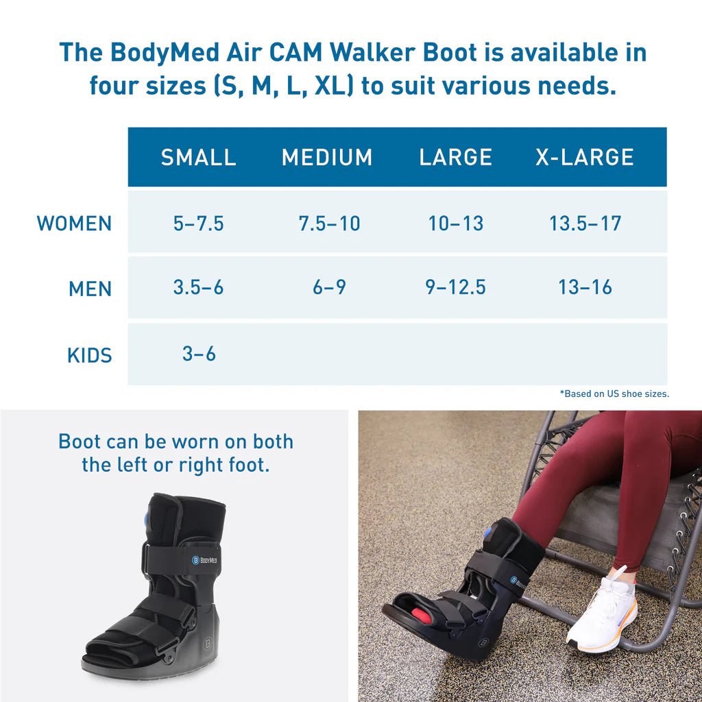 BodyMed® Air CAM Walking Boot, Short - Medical Department Store