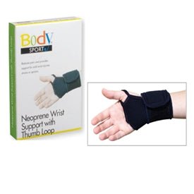 Bodysport Neoprene Wrist Support With Thumb Loop - Medical Department Store