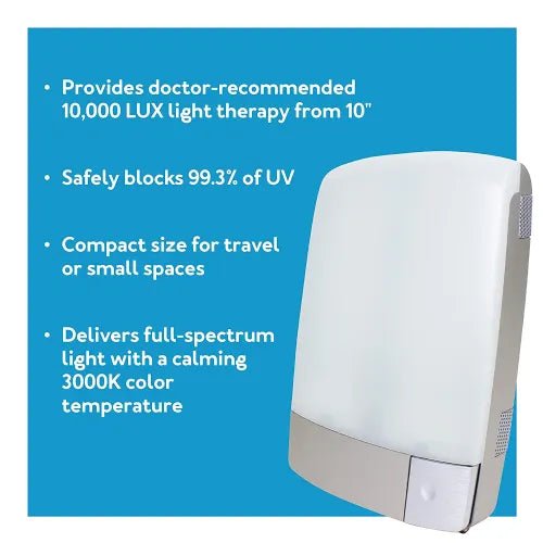 Bright Light Therapy Lamp with 10000 LUX | Carex SunLite - Medical Department Store
