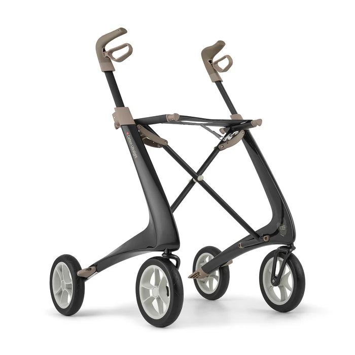 byACRE Carbon Ultralight Rollator – Carbon Fiber Lightweight Rollator Walker with Seat