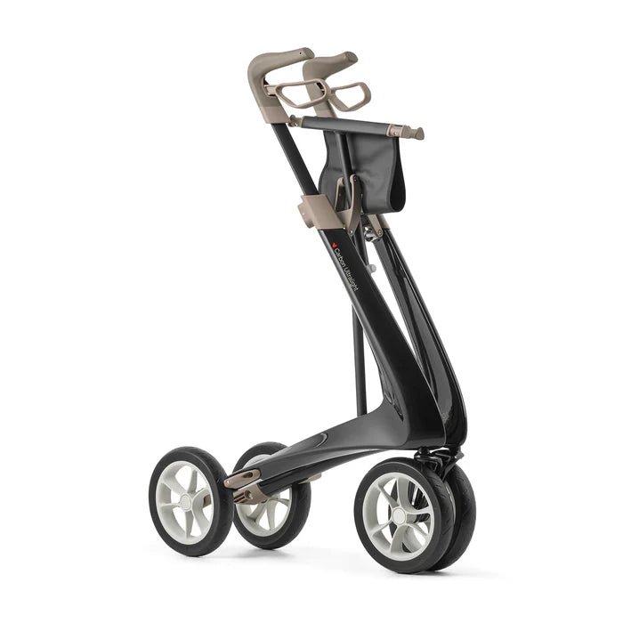 byACRE Carbon Ultralight Rollator – Carbon Fiber Lightweight Rollator Walker with Seat