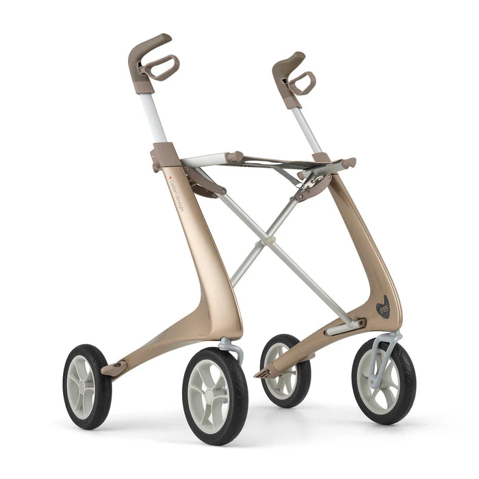 byACRE Carbon Ultralight Rollator – Carbon Fiber Lightweight Rollator Walker with Seat