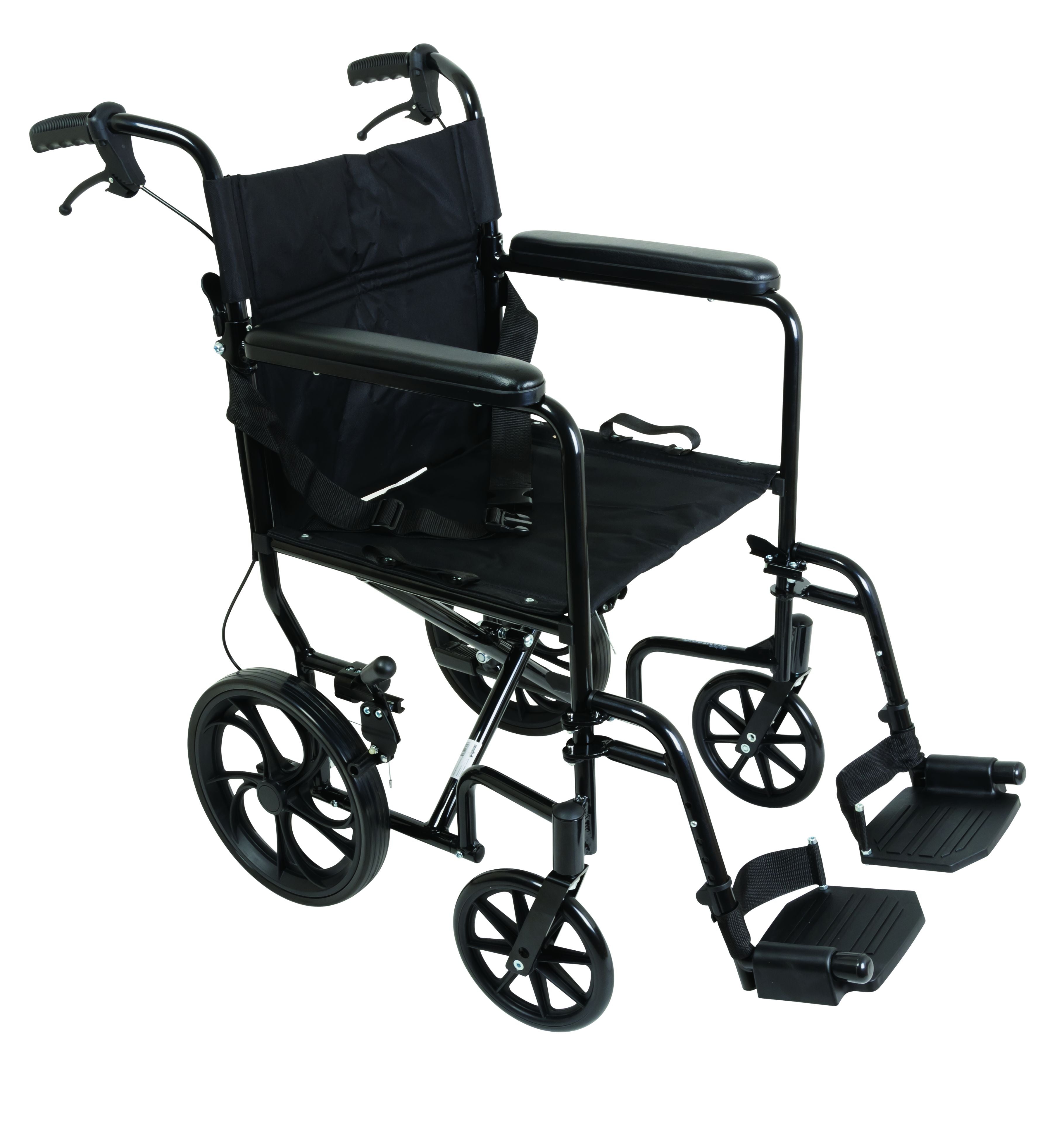 ProBasics Professional Aluminum Transport Chair with 12" Wheels
