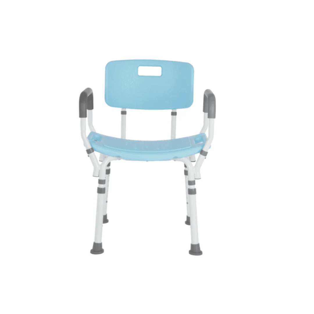 Lifestyle Mobility Aids Premium Shower Chair with Back and Padded Arms