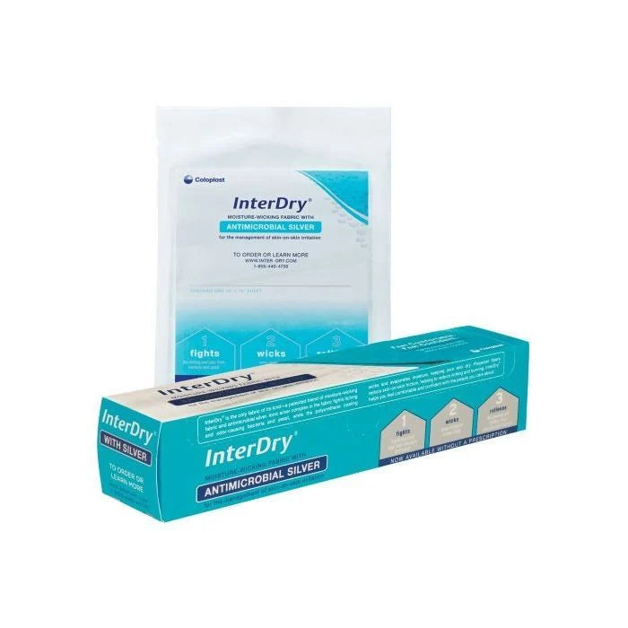 Coloplast InterDry Ag Antimicrobial Moisture-Wicking Fabric with Silver