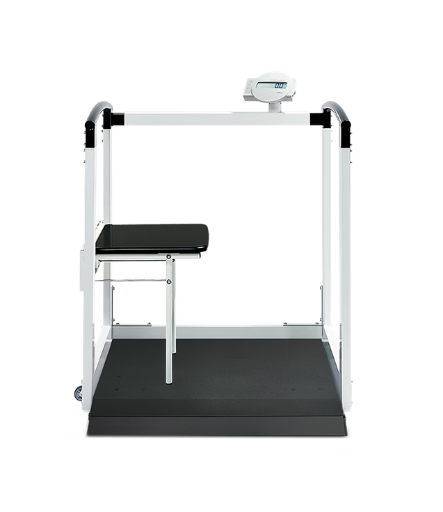 Seca 684 Multifunction Wheelchair Handrail Scale with Seat – 800 lb Capacity
