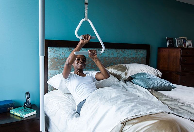 HealthCraft SuperPole System SP-S Floor-to-Ceiling Transfer Pole for Bed, Bath & Toilet