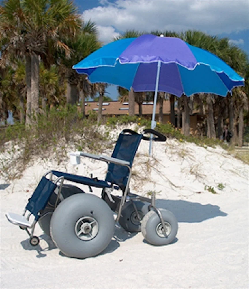 All-Terrain Beach Wheelchair – DeBug Rigid Frame Sand Wheelchair