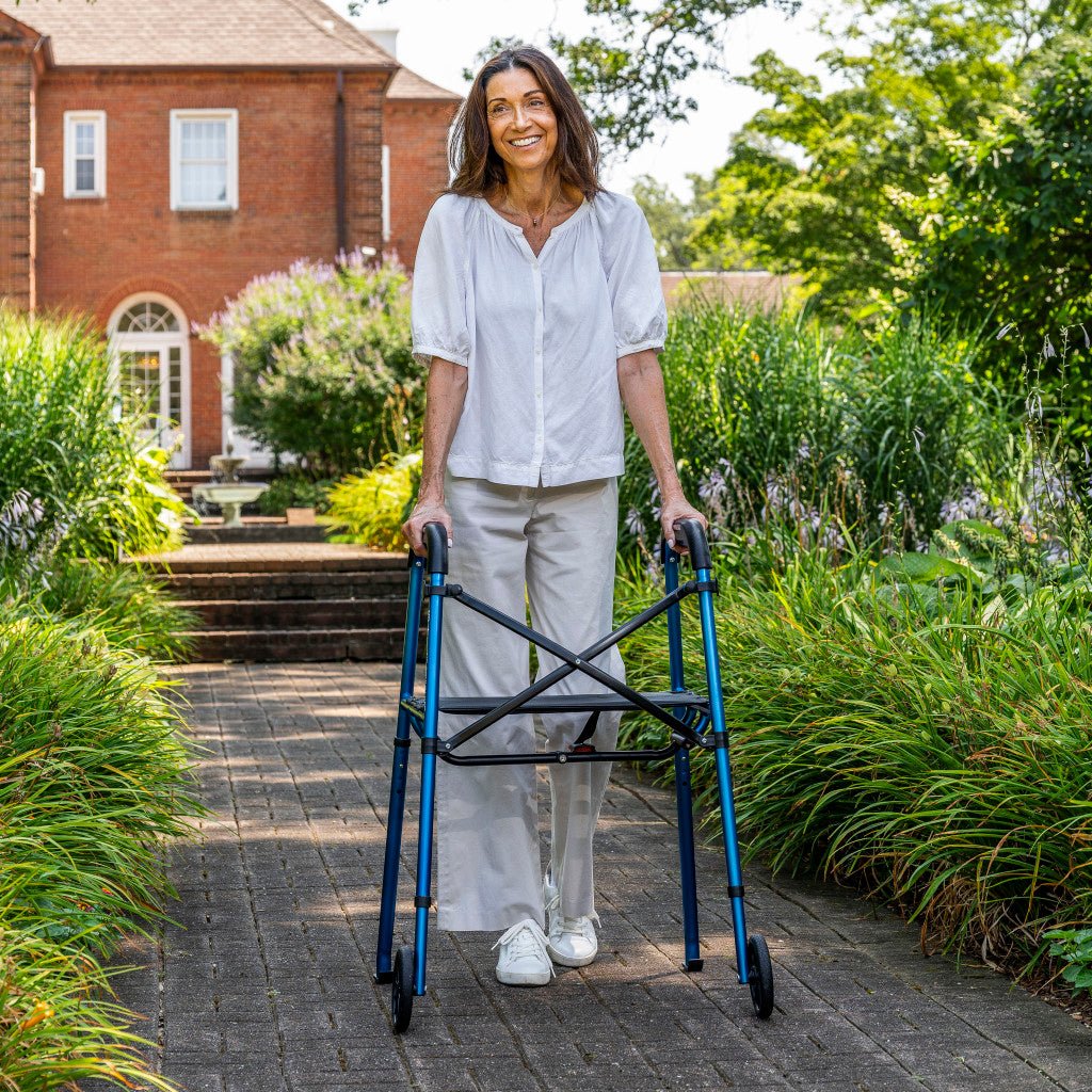 Drive Air - Go Walker Lightweight Folding Aluminum Design - Medical Department Store
