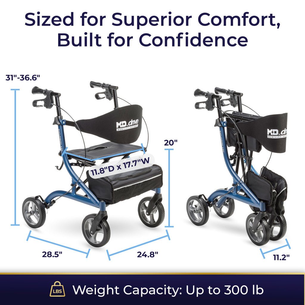 Drive Medical MD by Drive Excursion X20 Rollator - Medical Department Store