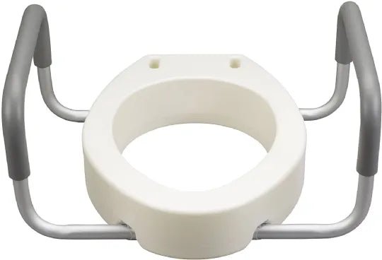 Drive Medical Premium Toilet Seat Riser with Removable Arms - Medical Department Store