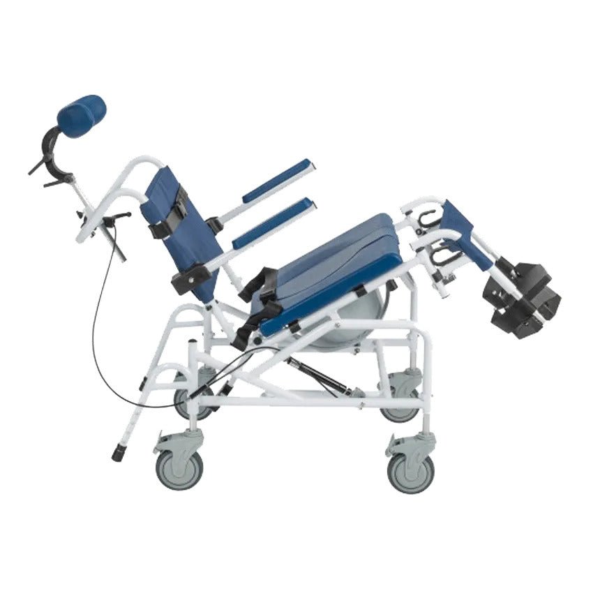 Drive Tilting Aluminum Rehab Shower Chair Commode - Medical Department Store