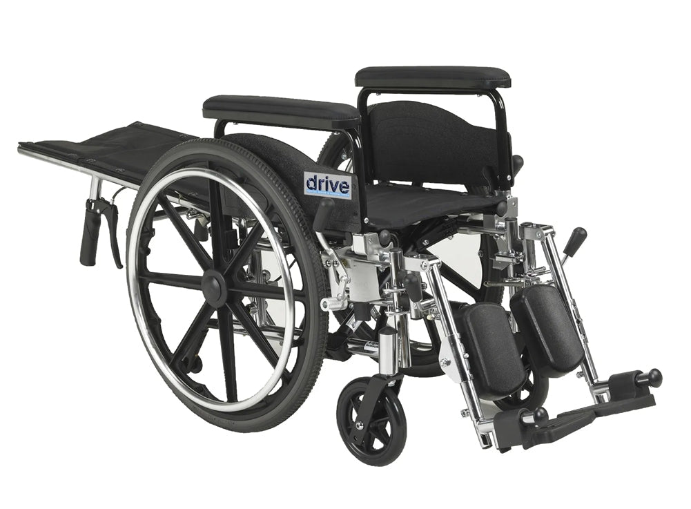 Drive Viper Plus GT Reclining Wheelchair – Elevating Legrests - Medical Department Store