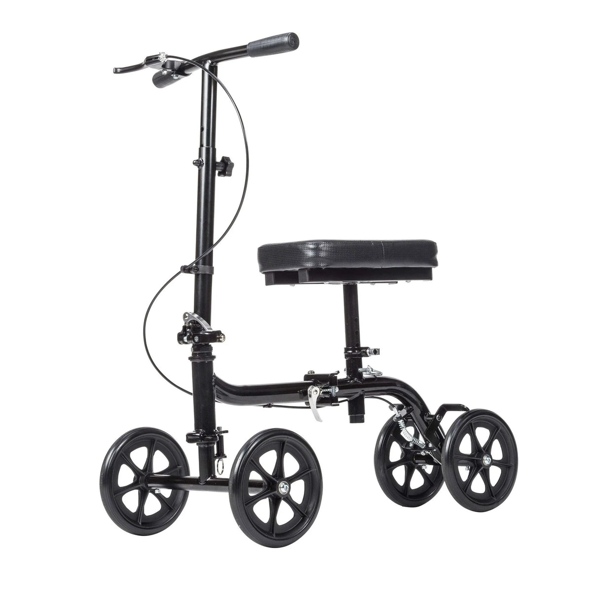 Drive Medical Economy Folding Knee Walker – Adjustable Knee Scooter for Foot & Ankle Injury Recovery