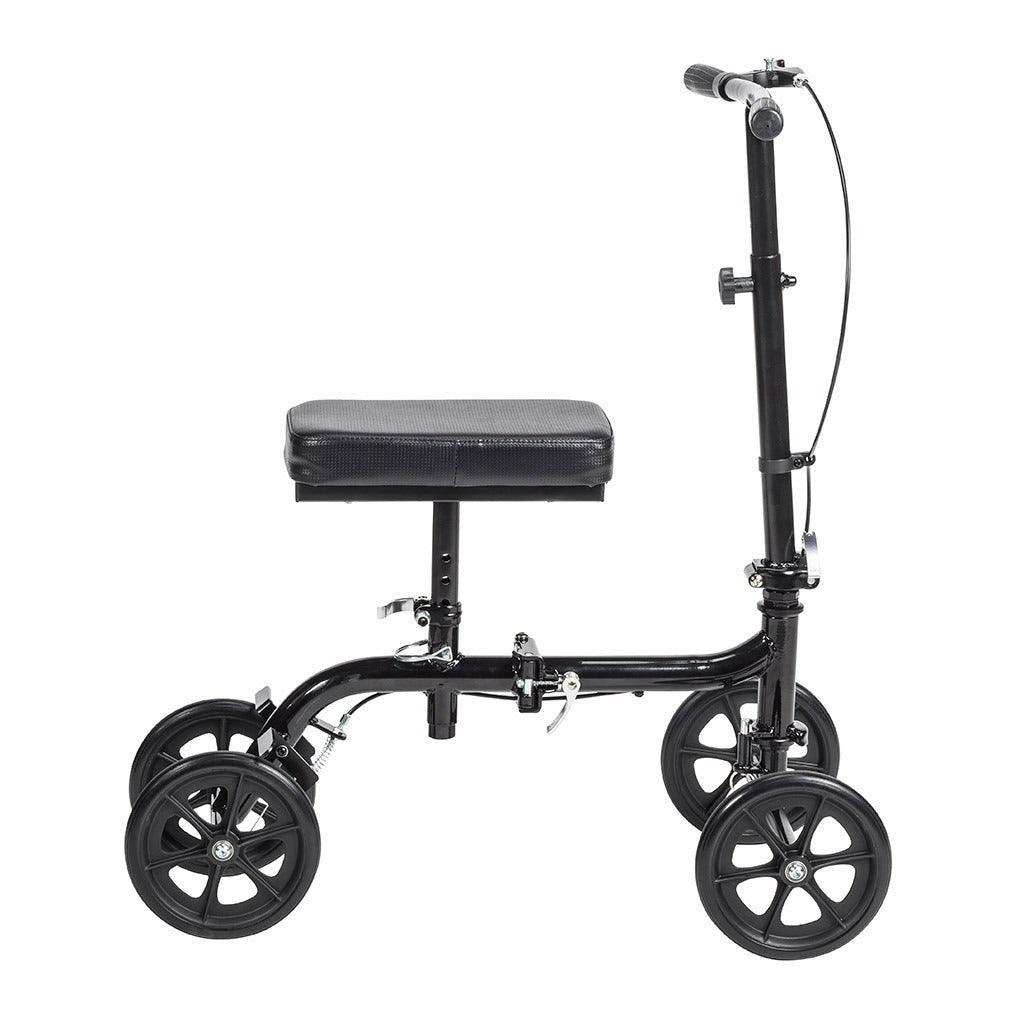 Drive Medical Economy Folding Knee Walker – Adjustable Knee Scooter for Foot & Ankle Injury Recovery