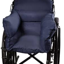Duro-Med Comfort Pillow Cushion with 6 Ties – Wheelchair & Chair Seat Cushion