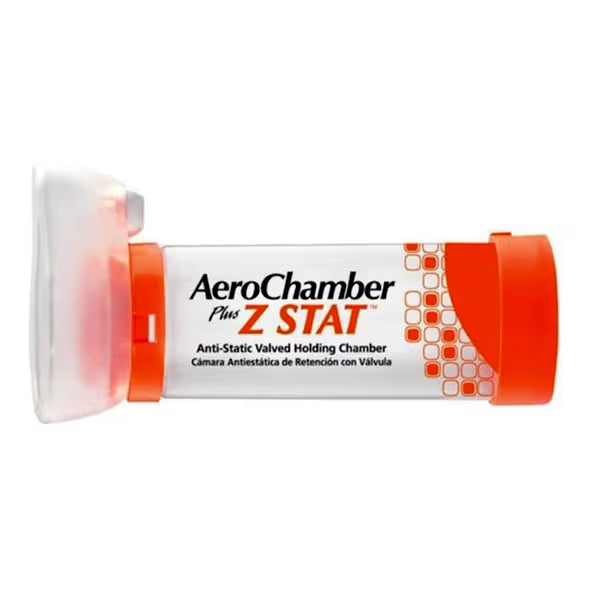 Monaghan Z STAT Anti-Static Valved Holding Chamber with ComfortSeal Mask