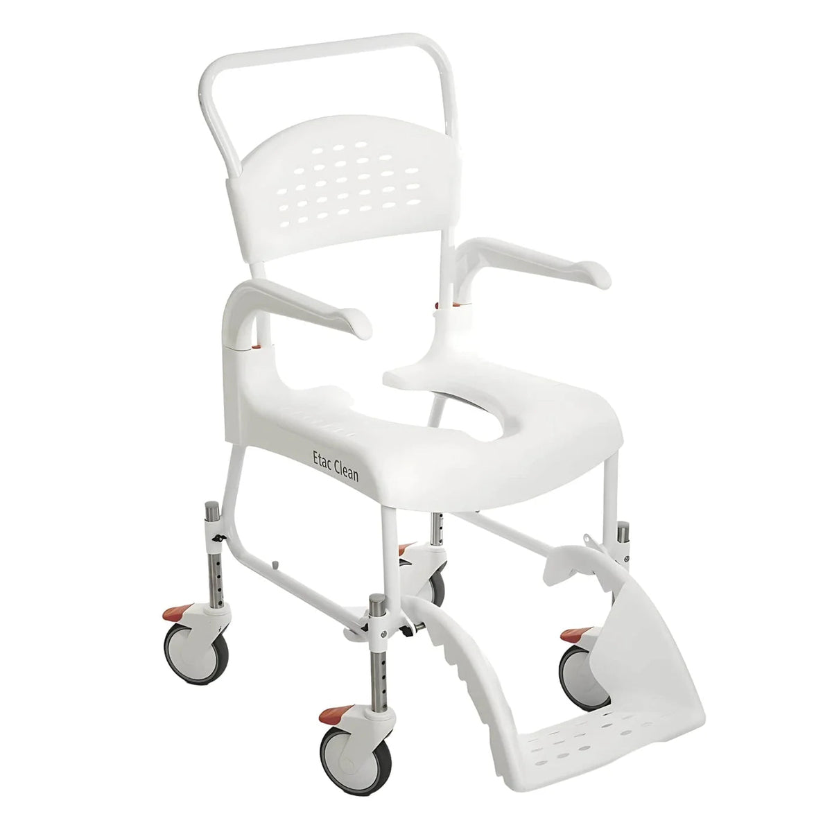 Etac Clean Height Adjustable Shower Commode Chair - Medical Department Store