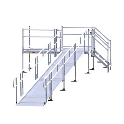EZ-Access Pathway Aluminum Modular Wheelchair Access Ramp