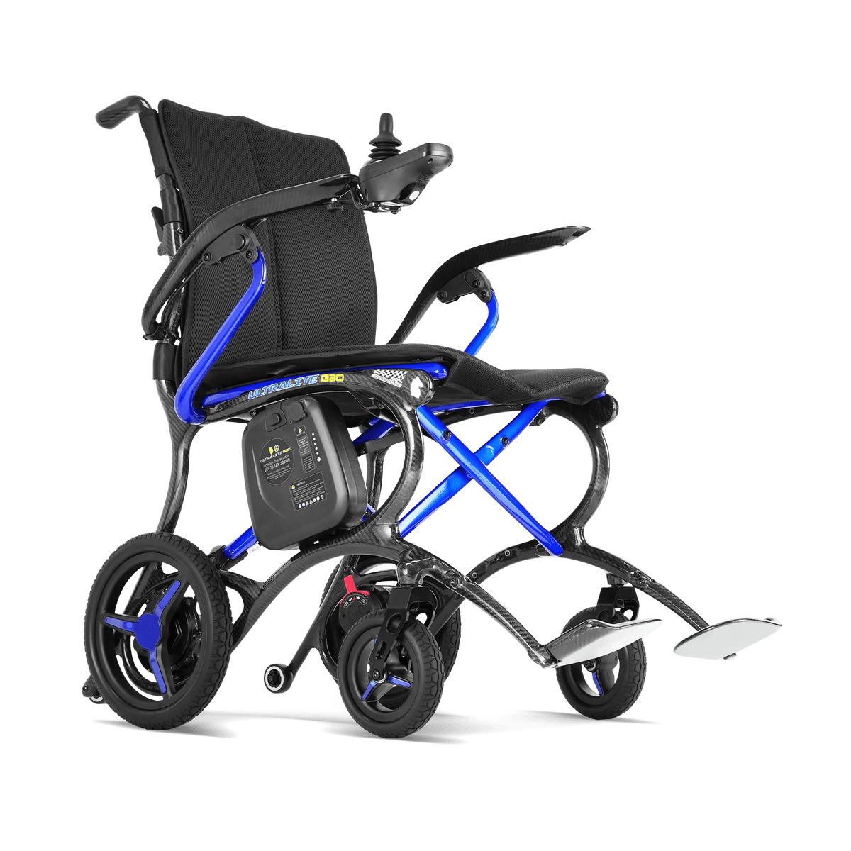 Forcemech Ultralite G20 PRO Carbon Fiber Folding Power Wheelchair 26lbs - Medical Department Store