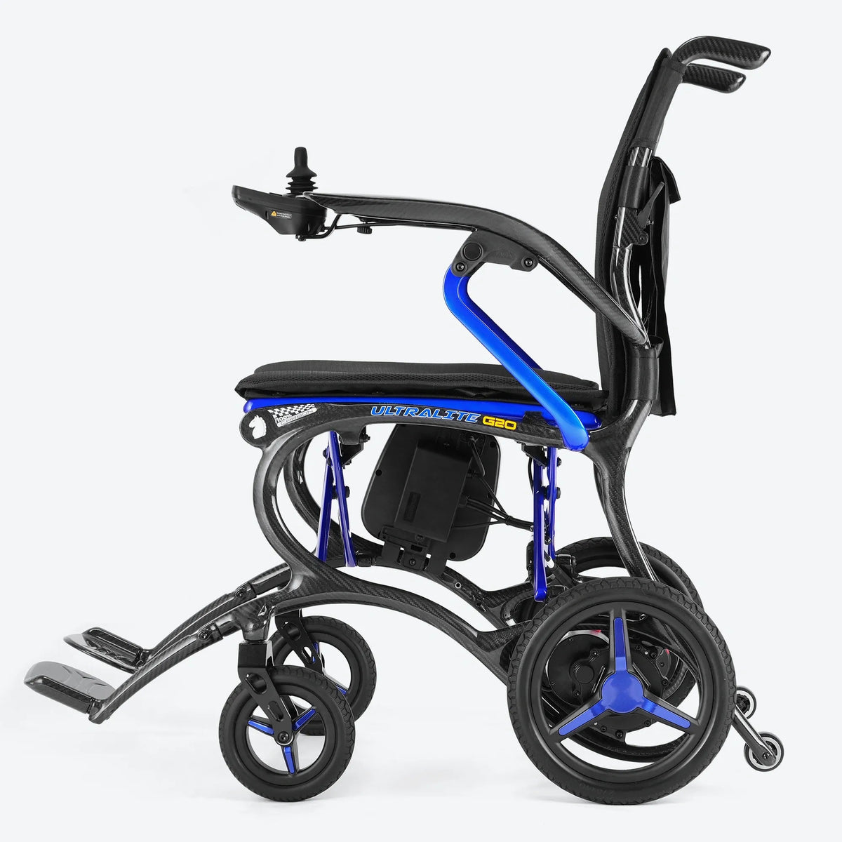 Forcemech Ultralite G20 PRO Carbon Fiber Folding Power Wheelchair 26lbs - Medical Department Store