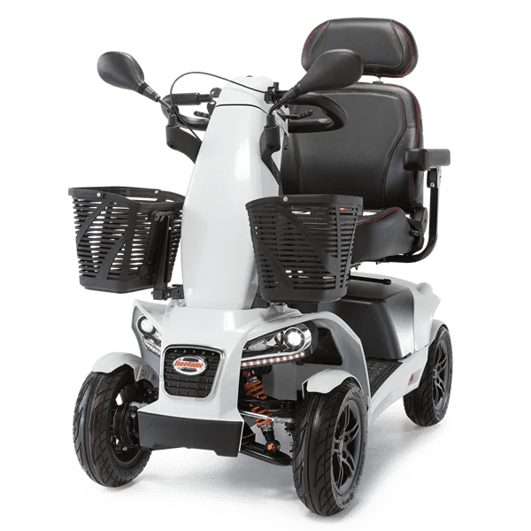 Freerider FR1-4 Heavy Duty 4-Wheel Mobility Scooter – 400 lb, 9.4 MPH, 36 Mile Range - Medical Department Store