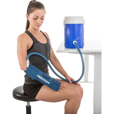 Aircast Hand and Wrist Cryo/Cuff with Gravity Cooler – Targeted Cold & Compression Therapy