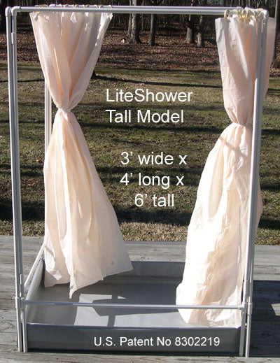 LiteShower Tall Model – General Purpose Indoor Portable Shower System