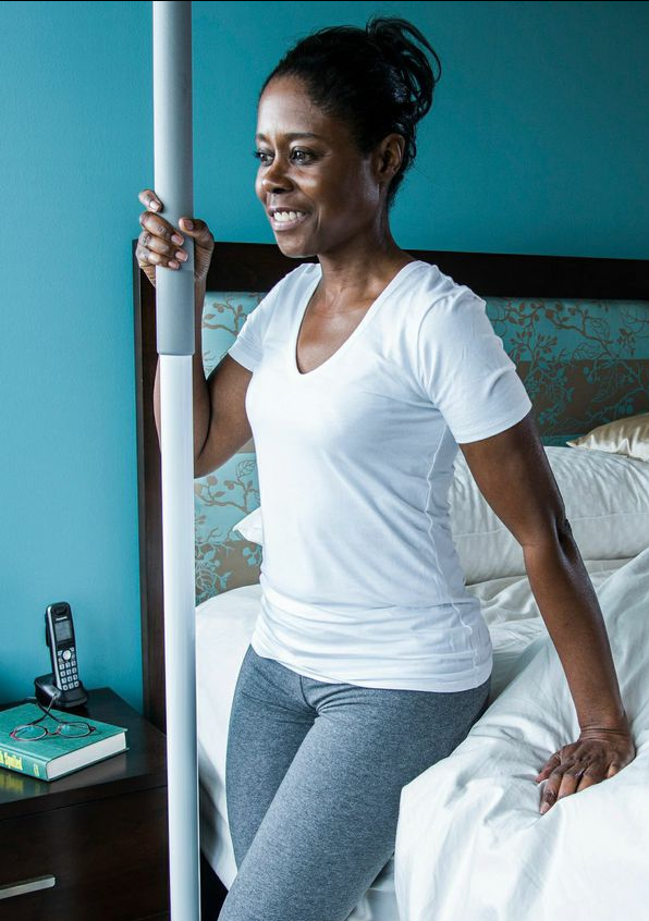 HealthCraft SuperPole System SP-S Floor-to-Ceiling Transfer Pole for Bed, Bath & Toilet