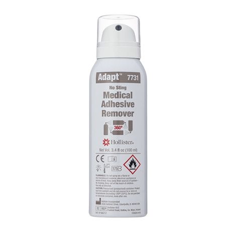 Hollister Medical Adhesive Remover SprayHollister Adapt™ Medical Adhesive Remover Spray 7731 — No-Sting Silicone Adhesive Removal