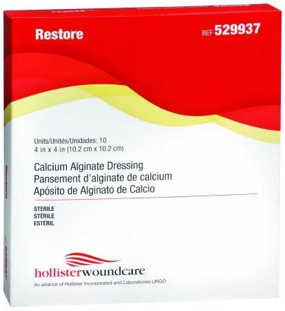 Hollister Restore® Calcium Alginate Dressing — Superior Wet Strength, No Lateral Wicking, 4 Sizes