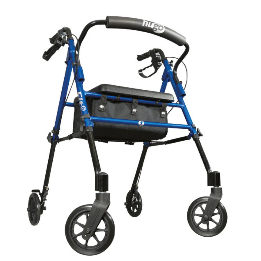 Hugo Fit 6 Rolling Walker Rollator with Seat - Medical Department Store