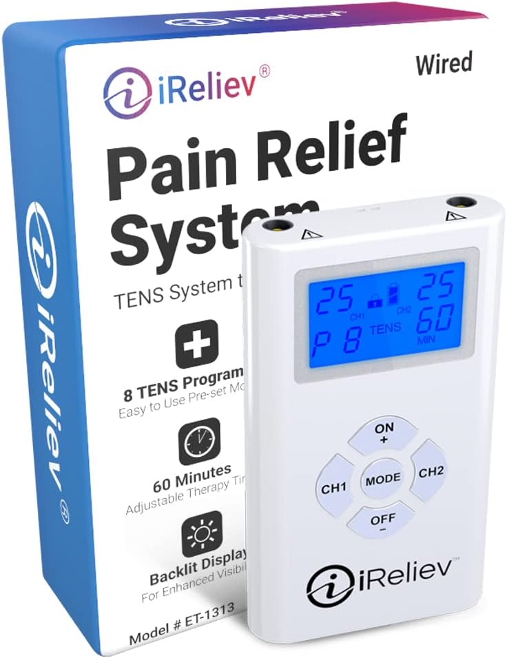 iReliev TENS Unit Pain Relief System – Prescription-Strength OTC Therapy