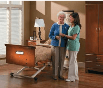 Joerns UltraCare XT Hospital Bed Hi Low Adjustable Bed 650 lb - Medical Department Store