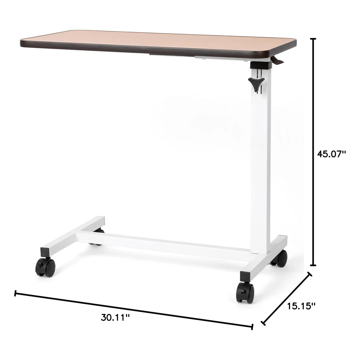 Journey Adjustable Height Overbed Table - Medical Department Store