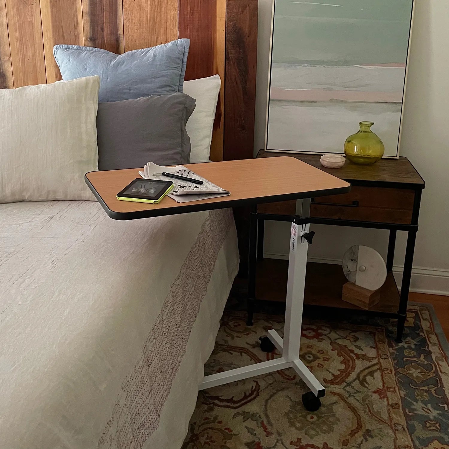 Journey Adjustable Height Overbed Table - Medical Department Store