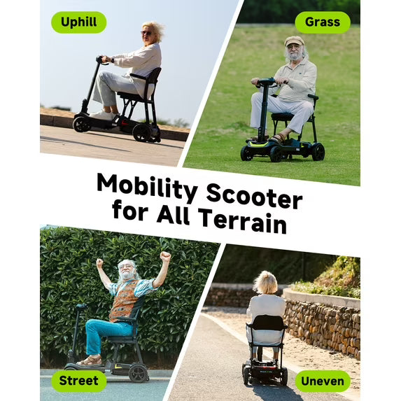 ScootNGo Lite Ultra-Light Folding Travel Mobility Scooter
