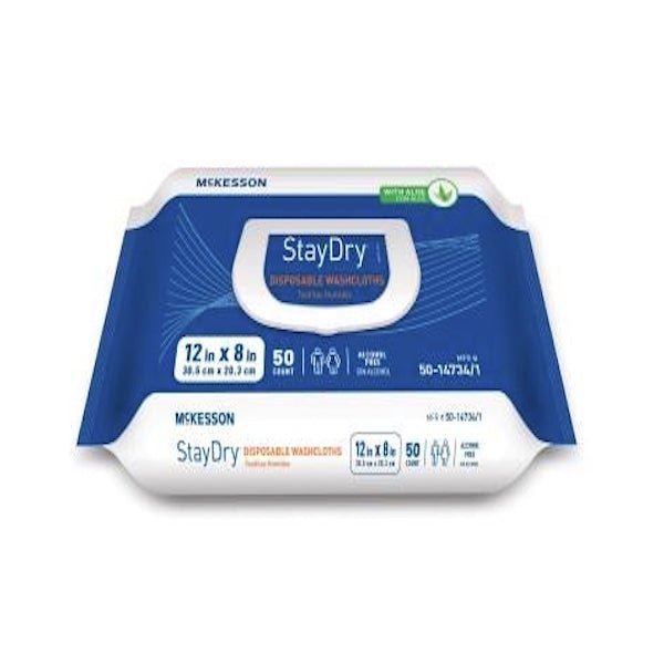 McKesson StayDry Disposable Performance Plus Bath Wipes - Medical Department Store