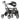 MD by Drive Fusion 2 in 1 Rollator/Transport Chair Lightweight 2-in-1 Mobility Walker - Medical Department Store
