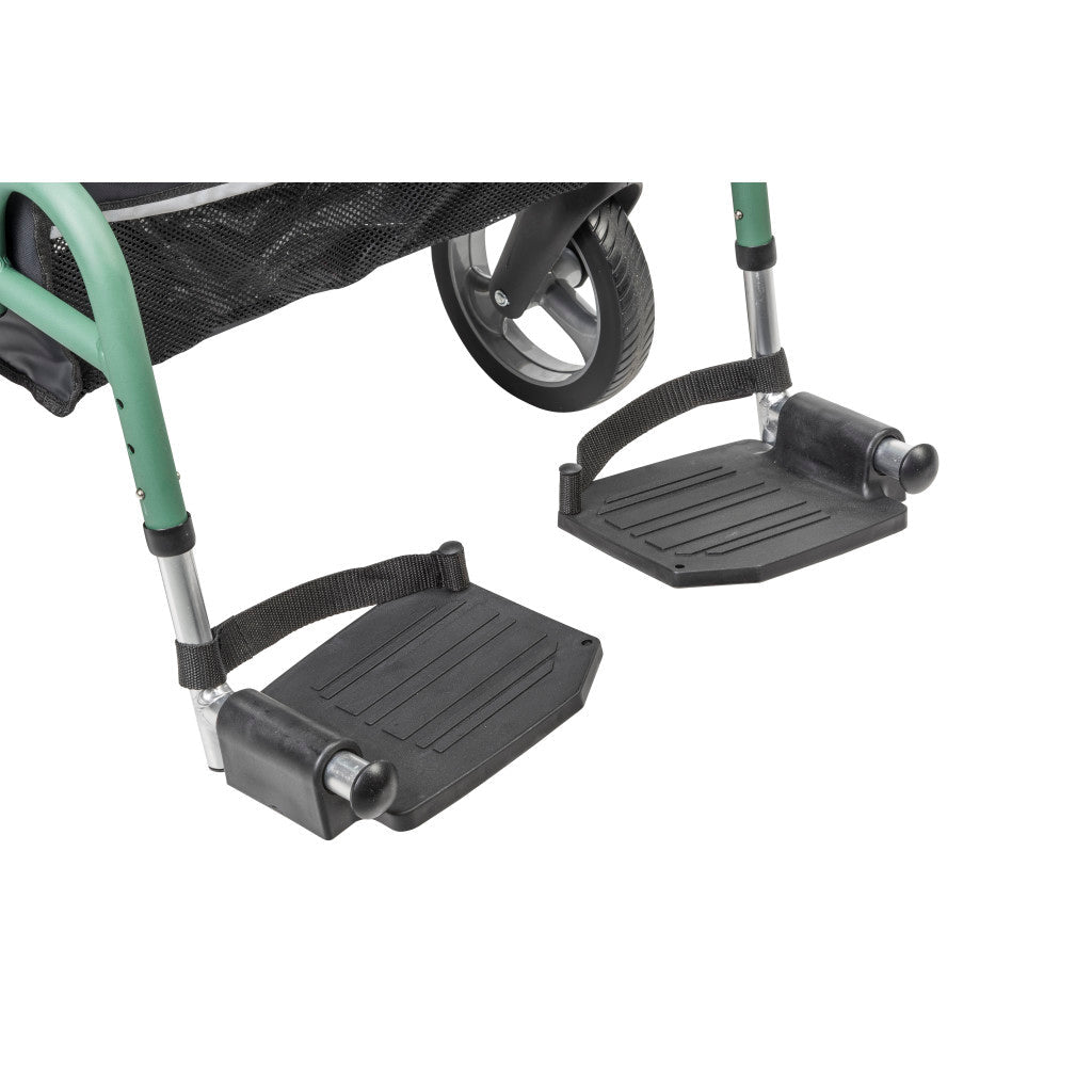 MD by Drive Fusion 2 in 1 Rollator/Transport Chair Lightweight 2-in-1 Mobility Walker - Medical Department Store