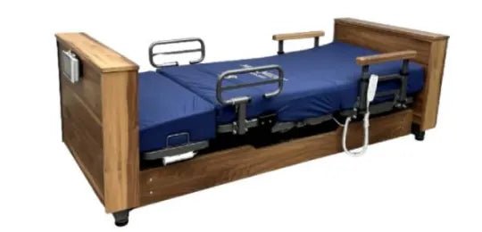 Med - Mizer ActiveCare Deluxe Rotating Hospital Bed with Lower Rails OneButtonSafeTurn - Medical Department Store