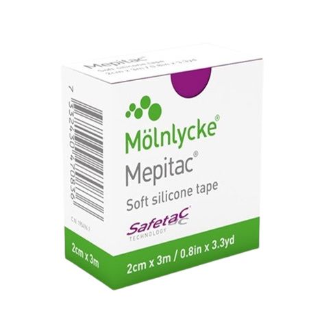 Mepitac Safetac Fixation Tape | Gentle Silicone Medical Tape