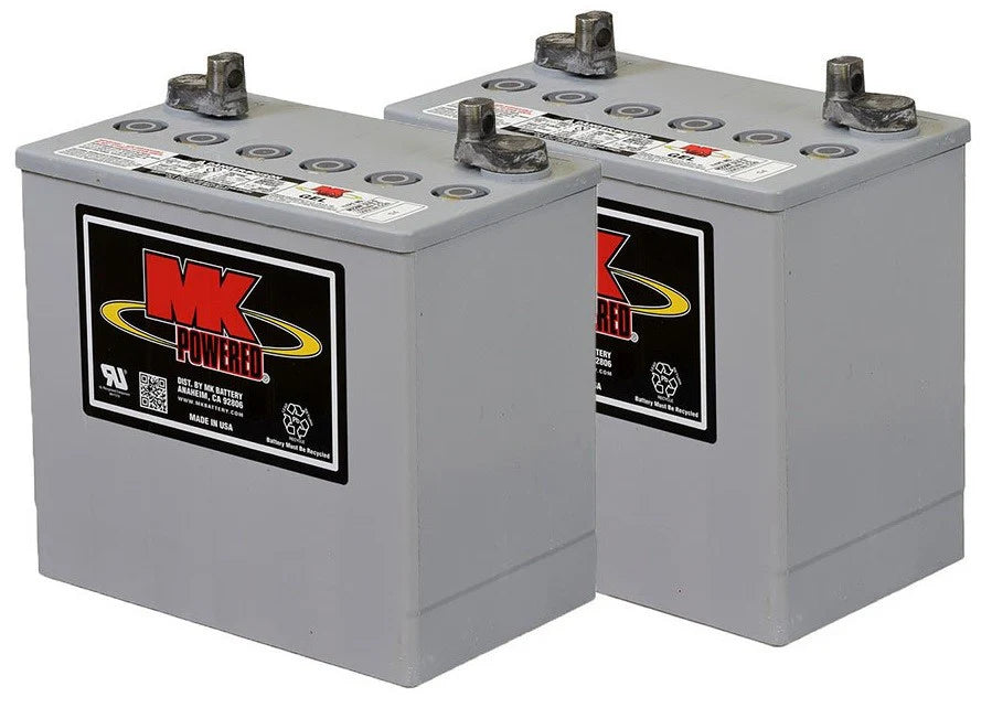 MK Battery M22NF SLD G — 12V 51Ah Deep Cycle Sealed Gel Mobility Battery, Set of 2
