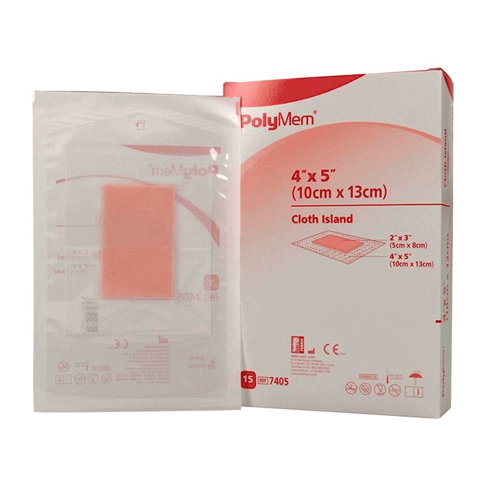 Ferris PolyMem Cloth Adhesive Dressing — Silver-Free, Breathable Cloth, 5 Sizes: Strips
